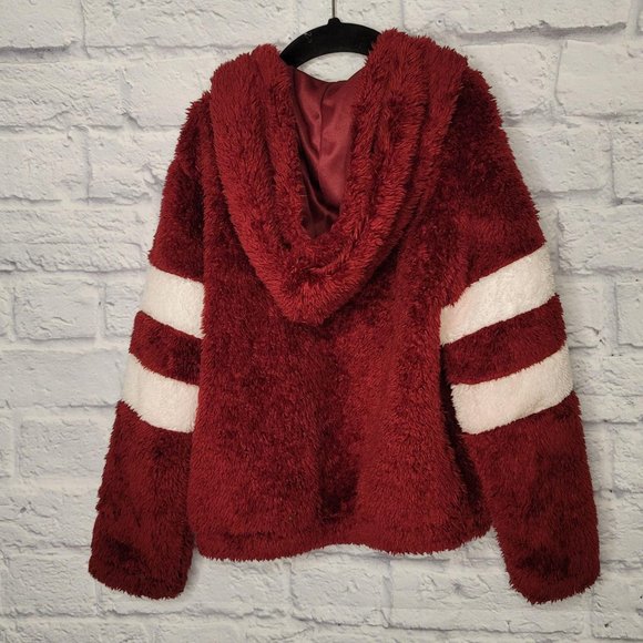 Sovereign Code Cassia Faux Fur Zip Hooded Jacket - Picture 2 of 5